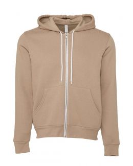 BELLA + CANVAS-Unisex Sponge Fleece Full-Zip Hoodie-3739